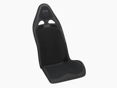 Tecnocraft T2 Carbon Seat With Pads Low-poly 3D model