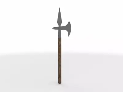 pole axe 01 3D model