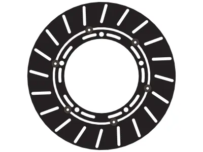 Brake Disc Rotor for Go Kart 3D model