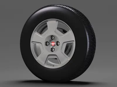 Fiat Fiorino wheel 2017 3D model