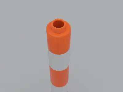 Traffic Column PBR Free low-poly 3D model