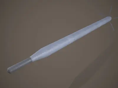 B-13 Rocket Pod Low-poly 3D model