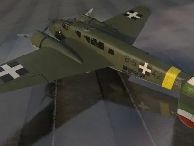 Caproni Ca-135 bis 3D model