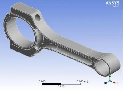 Four Wheeler Connecting Rod 3D model