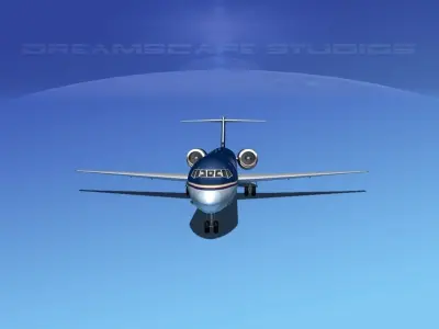 McDonnell Douglas MD80 Midwest 3D model
