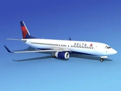 Boeing 737-800ER Delta Airlines 1 3D model
