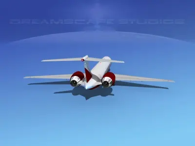 McDonnell Douglas MD83 Corporate 3 3D model