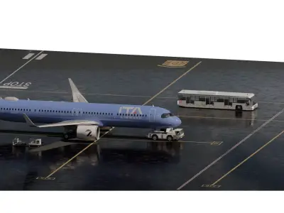 Airbus A321 neo 3D model