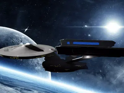 Enterprise star trek ship 3D model