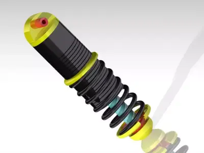 shocker spring Free 3D model