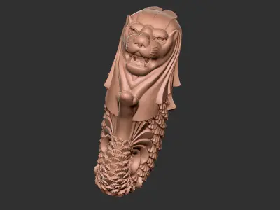 Merlion 3D model