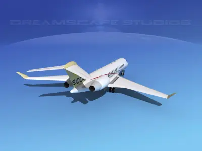 Global Express 8000 V01 3D model