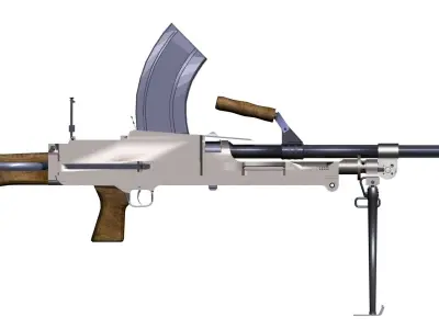 Bren gun Mark 2 3D model
