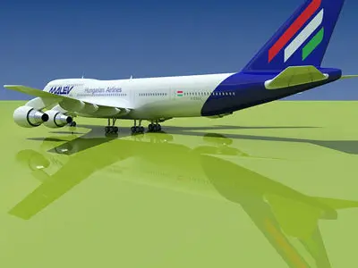 Hungarian Airlines 3D model
