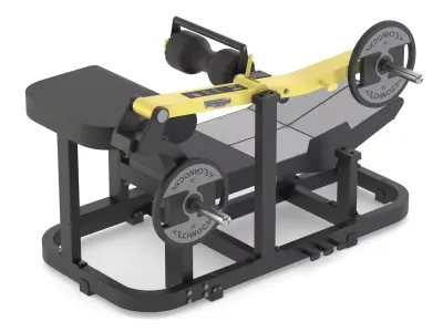 Technogym Plate Loaded Pure Hip Thrust 3D model