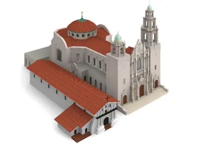 Mission San Francisco Asis 3D model