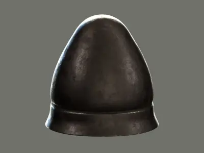 Pilos helmet - Greek Helmet Low-poly 3D model