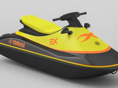 Jet Ski 02 3D model