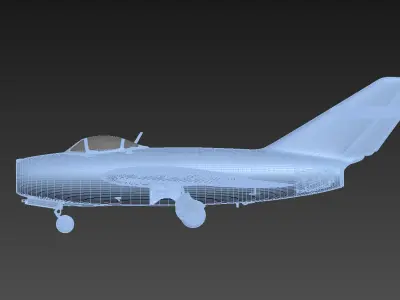 MiG-15 3D model