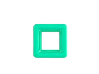Symbol022 Wire Cube 3D model