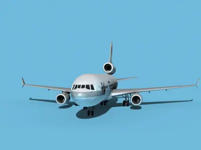 McDonnell Douglas MD-11 Japan Air Lines 3D model