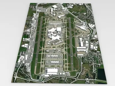London Heathrow Airport 3D model
