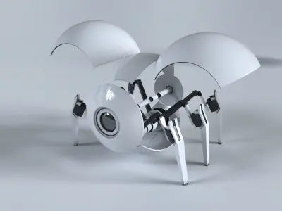 Droid tipster transforming 3D model