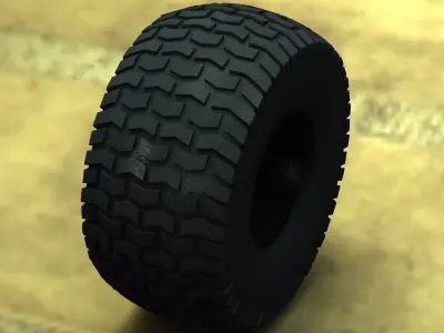 18X850-8 Chevron Tractor Tire 3D model