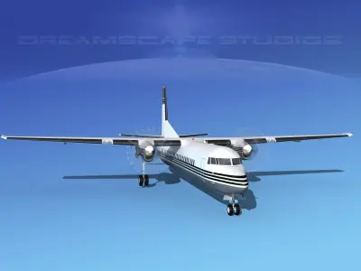 Fokker F-60 Corporate 6 3D model