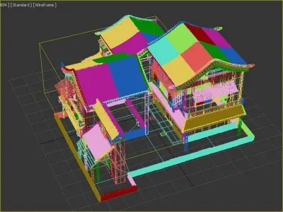 Ancient architecture Chinese ancient architecture 3D model