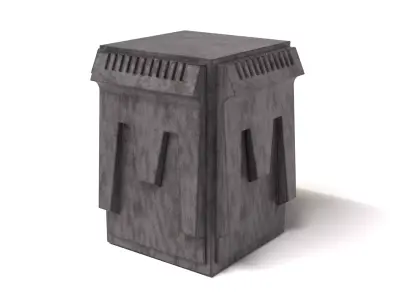 Yavin Tower Crate 1-18 scale Hasbro Kenner Free 3D print model