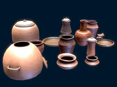 Anvil low-poly 3D model PBR Game ready for Unreal Engine asset Low-poly 3D model