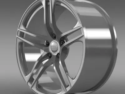 Audi R8 GT rim 3D model