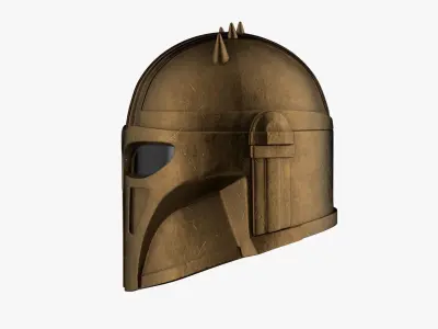 Helmet-- The Armorer from The Mandalorian--star wars 3D model