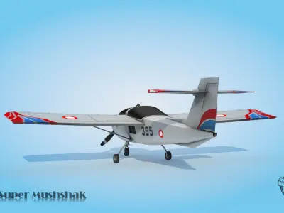 MFI-17 Super Mushshak 3D model