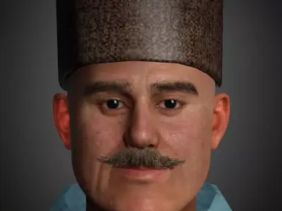 Efsane Komutan Kazim Karabekir 3D model