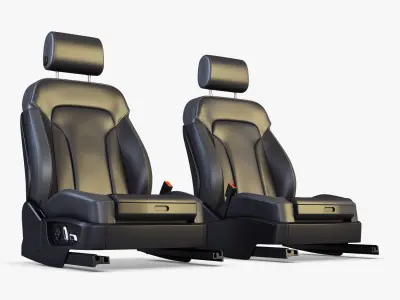 Car Seat Front 3D model