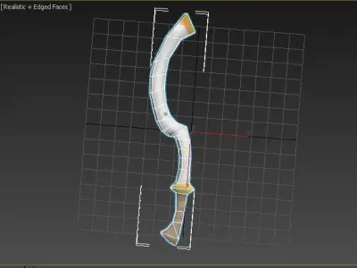 pharaonic sword Khopesh Low-poly 3D model