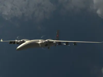 AKINCI Tiha - BAYRAKTAR UAV 3D model