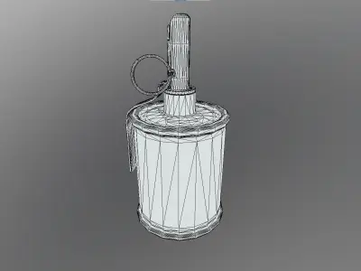 RG-42 Grenade Low-poly 3D model