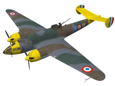 Liore et Olivier LeO451 3D model