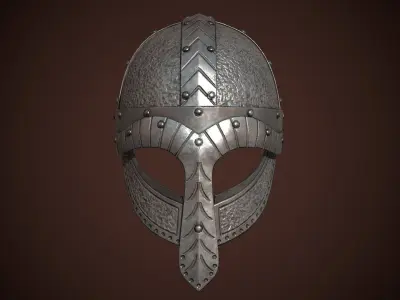 Viking Helmet 03 Low-poly 3D model