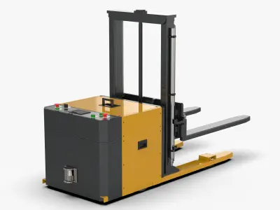 AGV Forklift Stacker 3D model