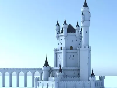 Fantasy Castle 006 3D model