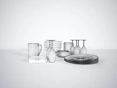 High Quality Realistic Props - Interior Design Free 3D model