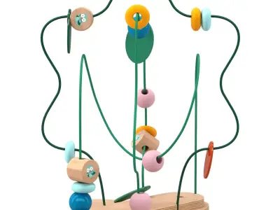 Toy Bead maze IKEA UPPSTA 3D model