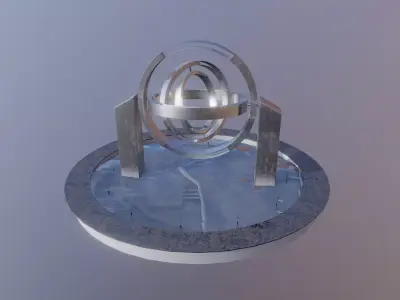 Water Sculpture 3D model