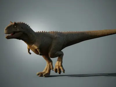 Carnotaurus Low-poly 3D model