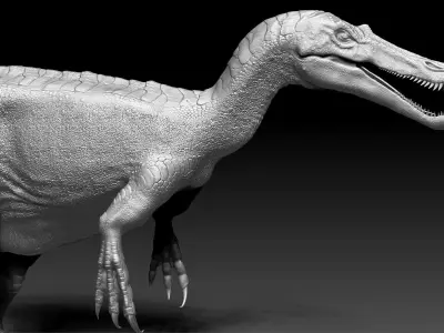 Dinosaur Baryonyx Walkeri Sculpt Project 3D model