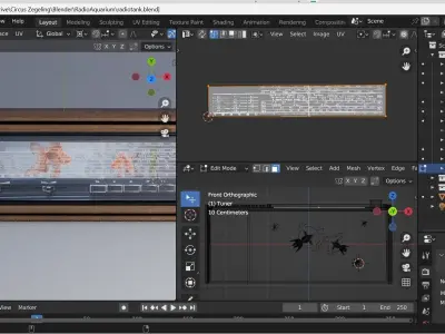Vintage Fishtank Radio Free 3D model